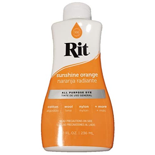 Rit Dyes sunshine orange liquid 8 oz. bottle PACK OF 4