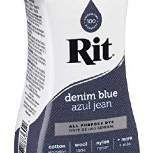 Rit Purpose Liquid Dye, 1-Pack, Denim Blue