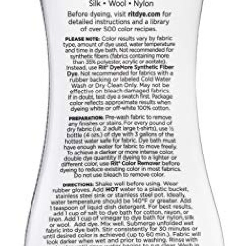Rit Purpose Liquid Dye, 1-Pack, Denim Blue
