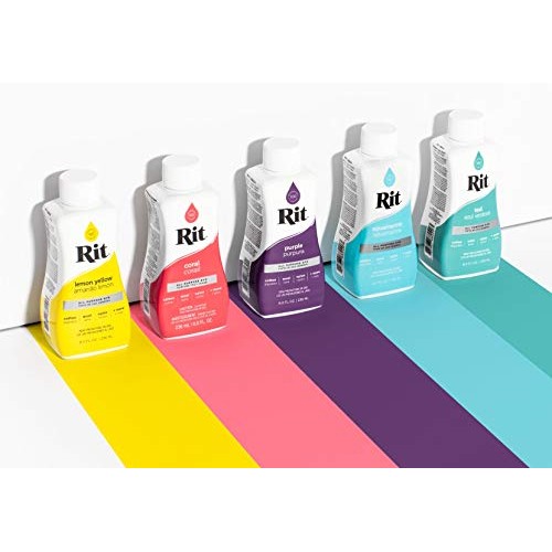 Rit Purpose Liquid Dye, 1-Pack, Purple, 8 Fl Oz