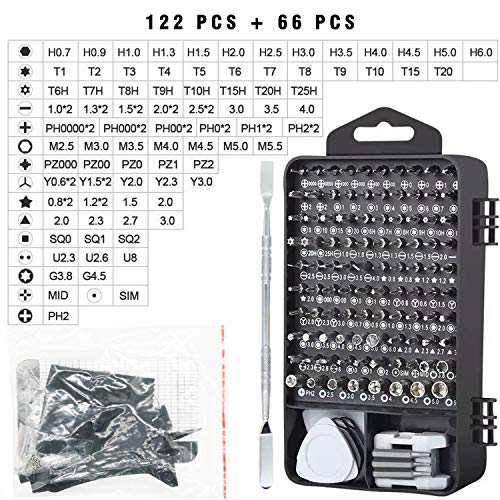 188 in 1 Mini Precision Screwdriver Set,Magnetic Screwdriver Bits ...