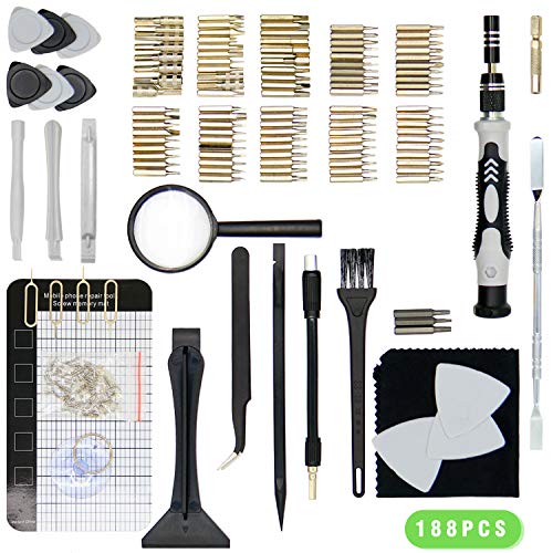 188 in 1 Mini Precision Screwdriver Set,Magnetic Screwdriver Bits ...