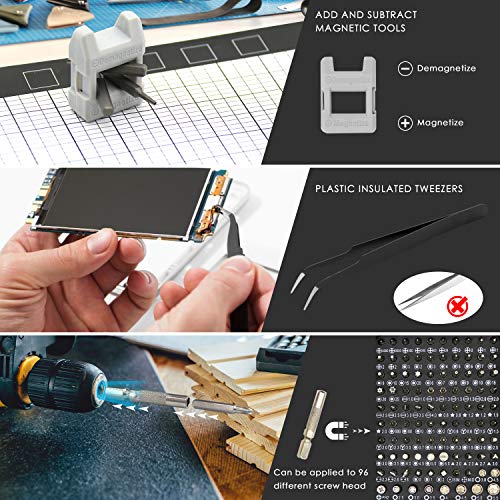 188 in 1 Mini Precision Screwdriver Set,Magnetic Screwdriver Bits ...