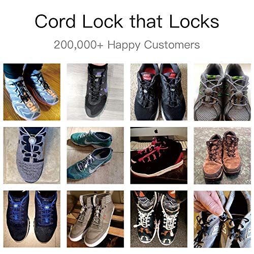 RJ-Sport Heavy Duty Cord Locks, Double Hole Drawstring Stopper Fas...