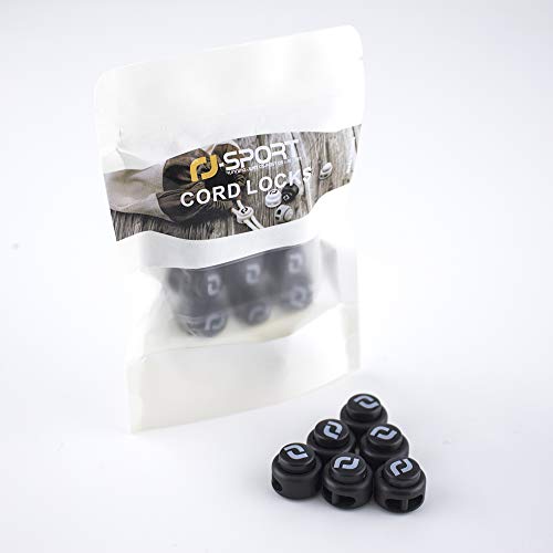 RJ-Sport Heavy Duty Cord Locks, Double Hole Drawstring Stopper Fas...