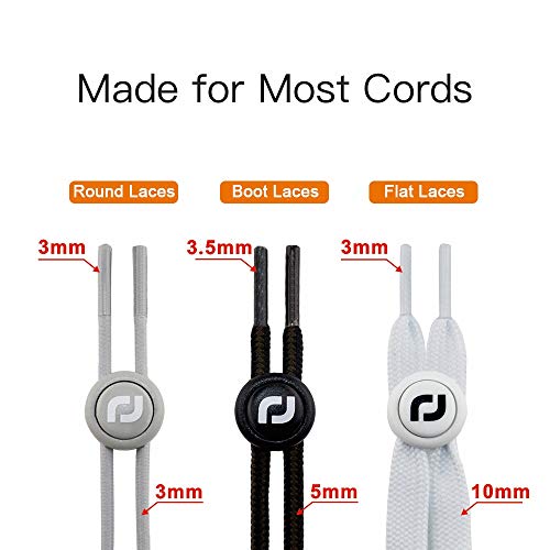RJ-Sport Heavy Duty Cord Locks, Double Hole Drawstring Stopper Fas...