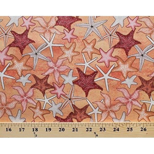 Cotton Starfish on Beach Sand Sea Stars Aquatic Marine Animals Nat...