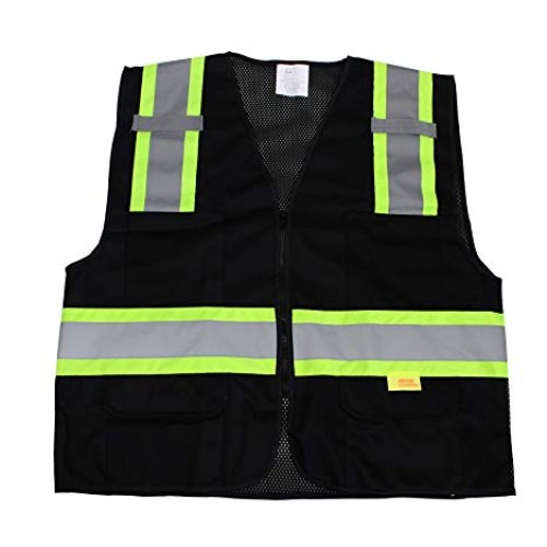 RK Safety 9813 Two Tone High Visibility Safety Vest with Reflectiv...