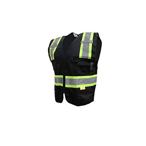RK Safety 9813 Two Tone High Visibility Safety Vest with Reflectiv...