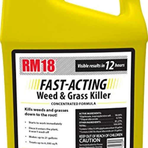 RM18 Fast -Acting Weed and Grass Killer, 64-ounce