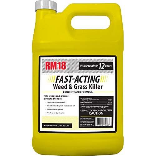 RM18 Fast-Acting Weed & Grass Killer Herbicide, 1-gallon