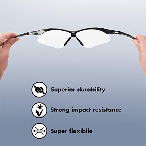 ROAR Clear Premium Safety Glasses 6 pairs per box Eyewear Protecti...