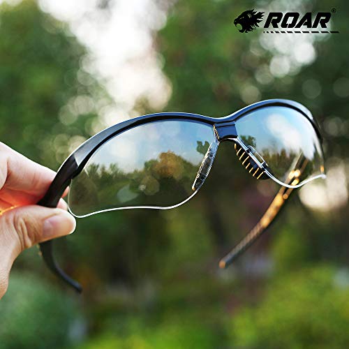 ROAR Clear Premium Safety Glasses 6 pairs per box Eyewear Protecti...