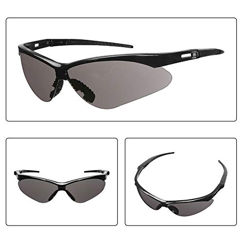 ROAR Smoke Premium Safety Glasses 6 pairs per box Eyewear Protecti...
