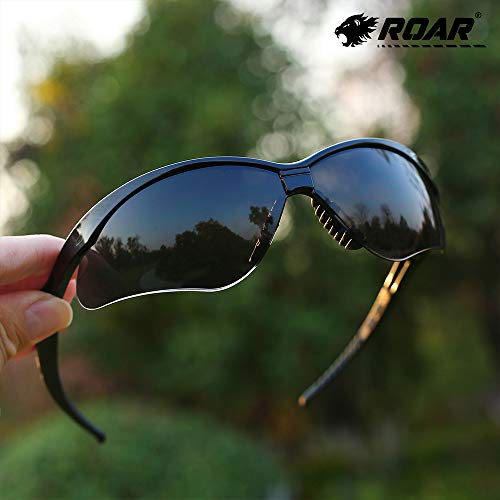 ROAR Smoke Premium Safety Glasses 6 pairs per box Eyewear Protecti...
