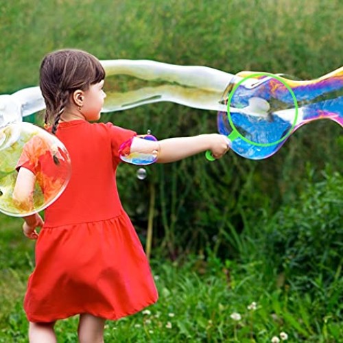 Roberly Big Bubble Wands Set with Bubble Solution , Large 10.8 Bu...