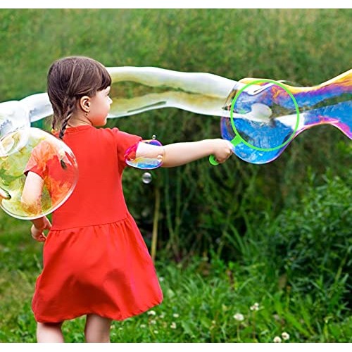 Roberly Big Bubble Wands Set with Bubble Solution , Large 10.8 Bu...