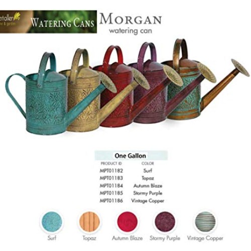 Robert Allen Home & Garden MPT01182 Metal Watering can, 1 Gallon, ...