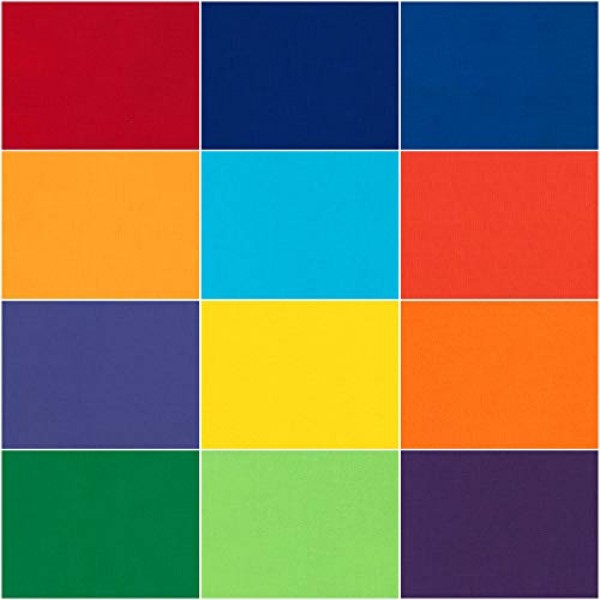 Kona Cotton Solids Bright Rainbow Charm Square 42 5-inch Squares R...
