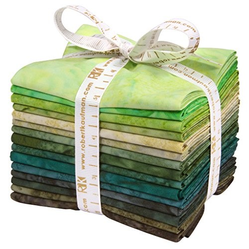 Lunn Studios Artisan Batiks Prisma Dyes Rainforest 15 Fat Quarters...