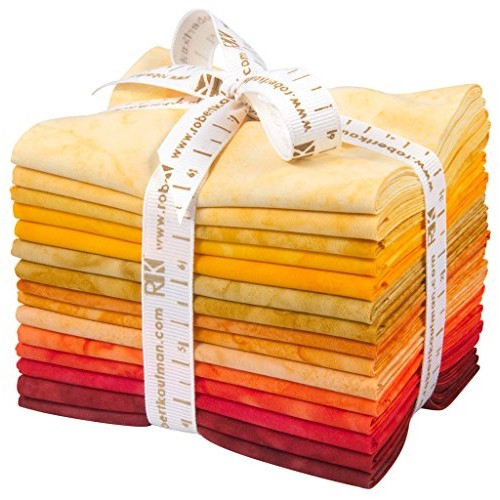 Lunn Studios PRISMA DYES LAVA FLOW BATIKS Fat Quarter Bundle 15 Pr...
