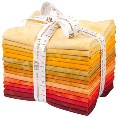 Lunn Studios PRISMA DYES LAVA FLOW BATIKS Fat Quarter Bundle 15 Pr...