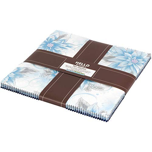 Peggy Toole Holiday Flourish 12 Peacock Ten Square 42 10-inch Squa...