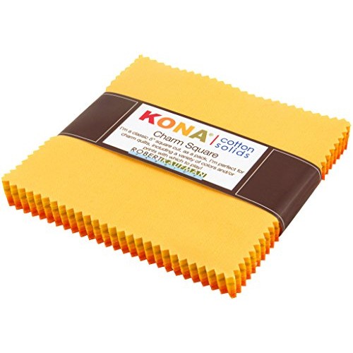 Studio RK Kona Cotton Solids Citrus Burst Charm Squares 42 5-inch ...