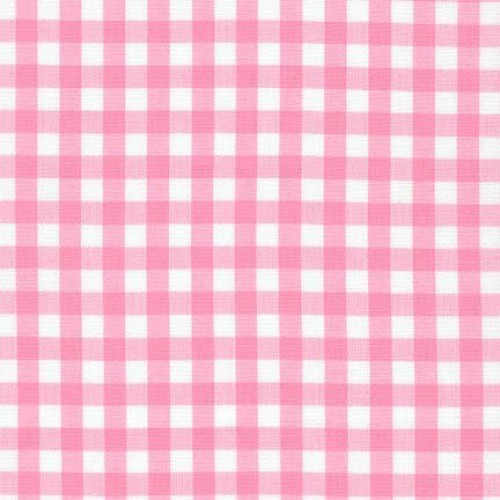 Robert Kaufman Carolina Gingham Check Quarter Inch 1/4 Candy Pink