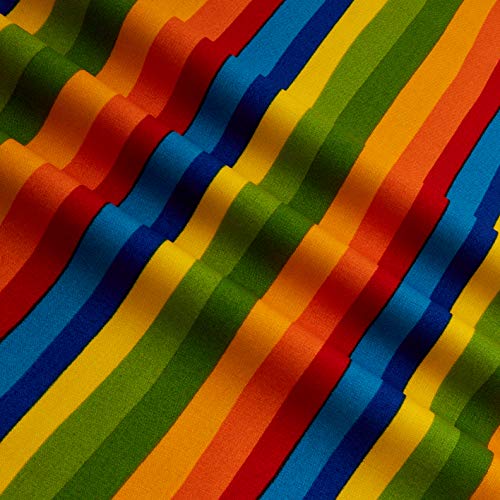Robert Kaufman DI-506 Celebrate Seuss Squiggle Stripe Fabric by Th...