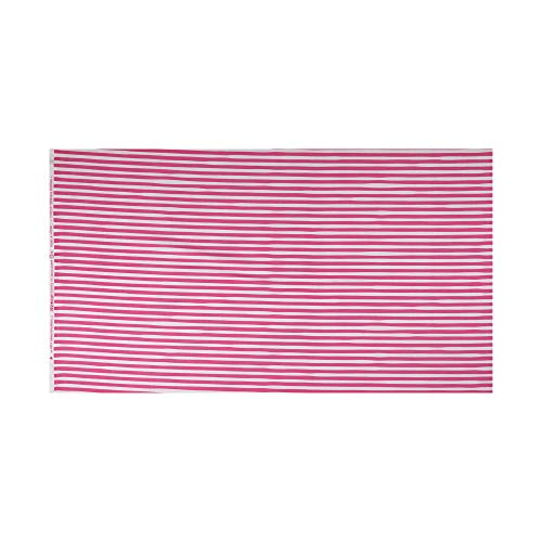 Robert Kaufman Kaufman Magical Rainbow Unicorns Stripes Pink Fabric