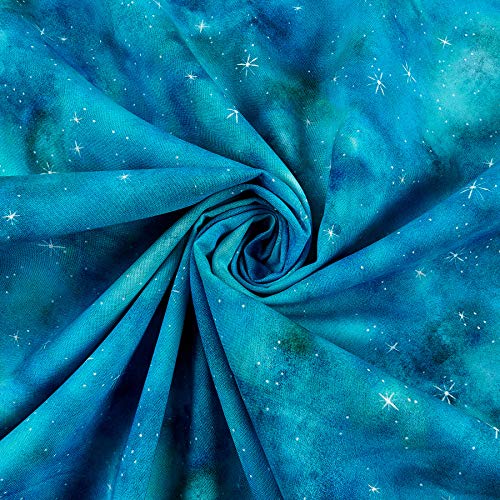 Robert Kaufman Kaufman Morningmoon Fairies Prairie Sky Blender Tex...