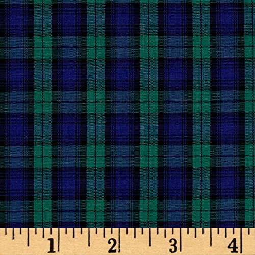 Robert Kaufman Kaufman Sevenberry Classic Plaids Hunter Fabric By ...