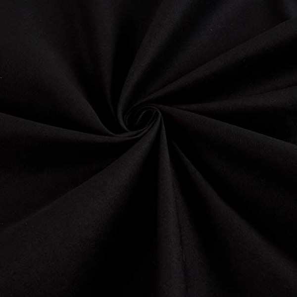 Robert Kaufman Kona Cotton Black Fabric By The Yard