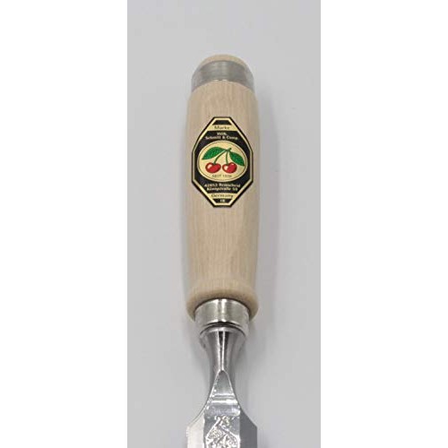 Two Cherries 500-1575 6-Piece Chisel Set with Custom Leather Roll