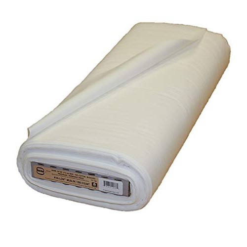 Rockland 200 Count Muslin, 44/45-Inch, Bleached/White 1 Unit