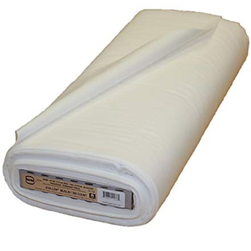 Rockland 200 Count Muslin, 44/45-Inch, Bleached/White 1 Unit
