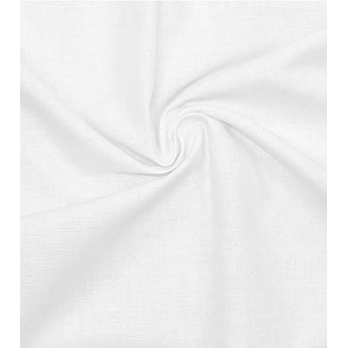 Rockland 200 Count Muslin, 44/45-Inch, Bleached/White 1 Unit