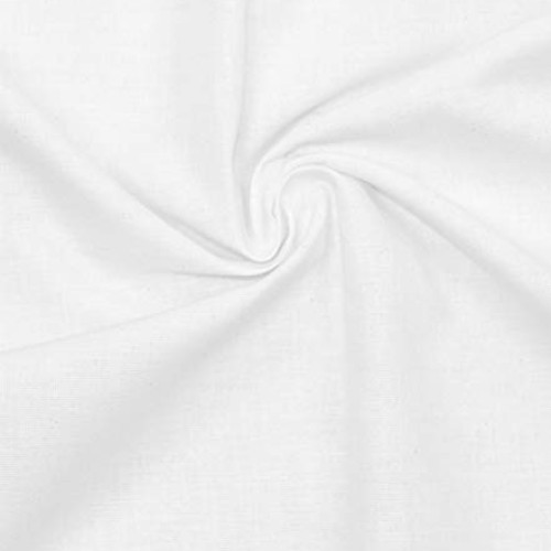 Rockland 200 Count Muslin, 44/45-Inch, Bleached/White 1 Unit