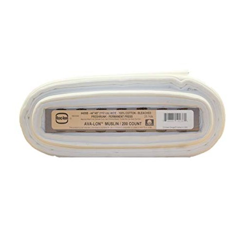 Rockland 200 Count Muslin, 44/45-Inch, Bleached/White 1 Unit