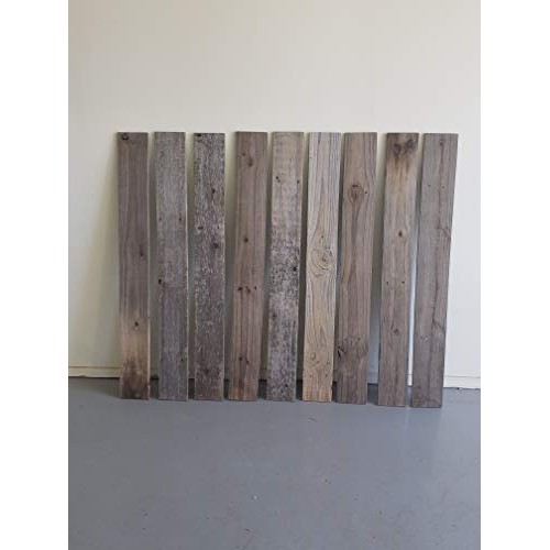Rustic Weathered Reclaimed Wood Planks for DIY Crafts, Projects an...