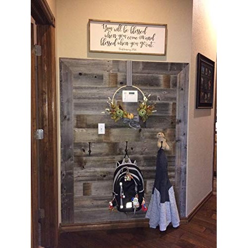Rustic Weathered Reclaimed Wood Planks for DIY Crafts, Projects an...