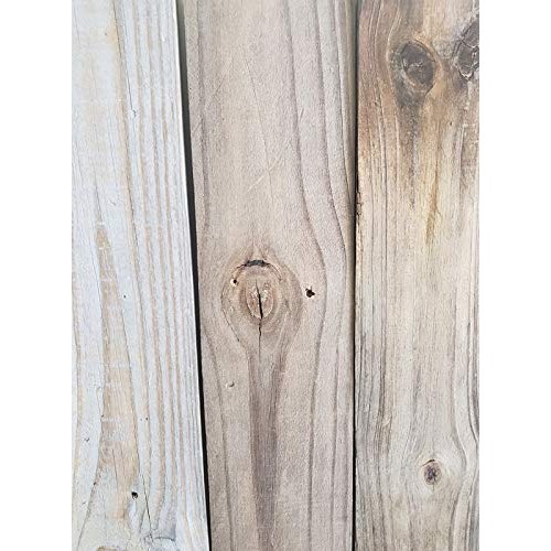 Rustic Weathered Reclaimed Wood Planks for DIY Crafts, Projects an...