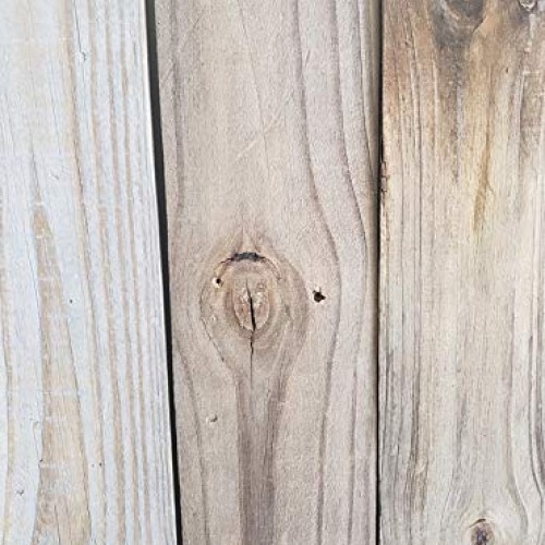 Rustic Weathered Reclaimed Wood Planks for DIY Crafts, Projects an...