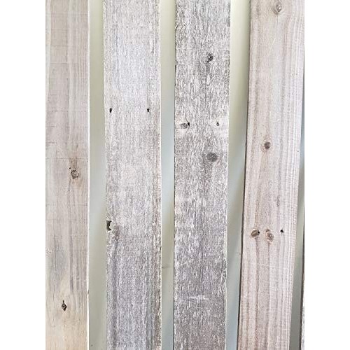 Rustic Weathered Reclaimed Wood Planks for DIY Crafts, Projects an...