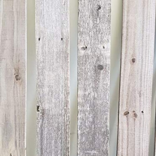 Rustic Weathered Reclaimed Wood Planks for DIY Crafts, Projects an...