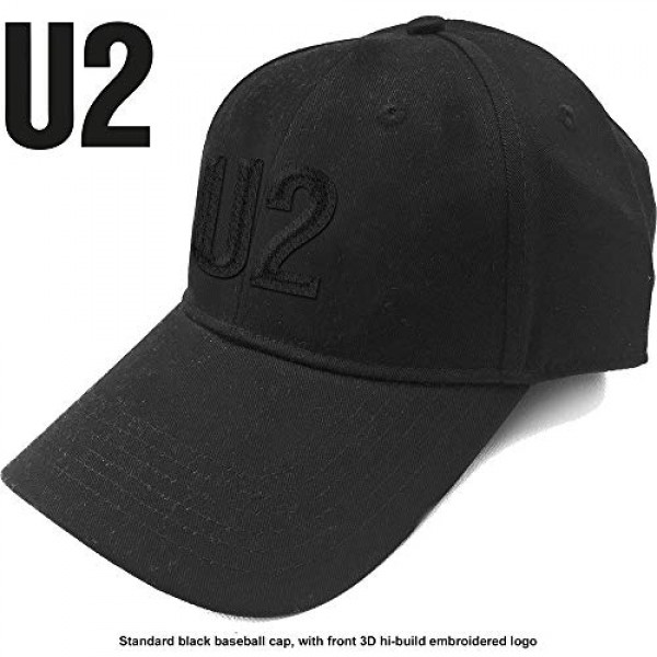 U2 - Logo Black Baseball Cap