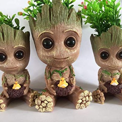 Flowerpot Treeman Baby Groot Succulent Planter Cute Green Plants F...