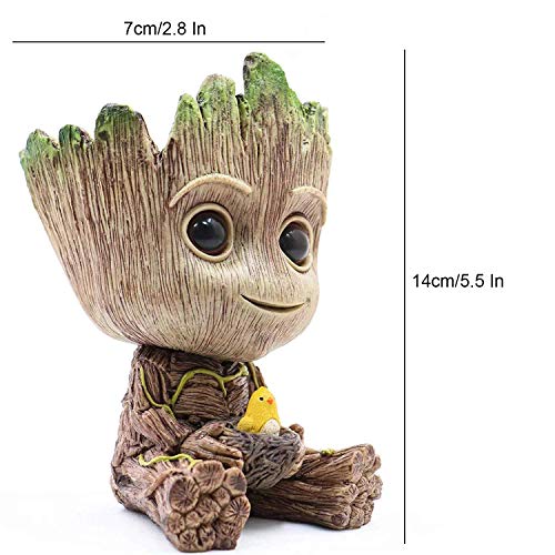 Flowerpot Treeman Baby Groot Succulent Planter Cute Green Plants F...