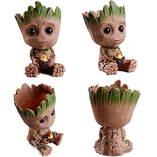 Flowerpot Treeman Baby Groot Succulent Planter Cute Green Plants F...